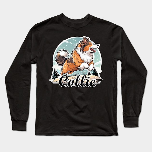 Collie Long Sleeve T-Shirt by SquishyKitkat